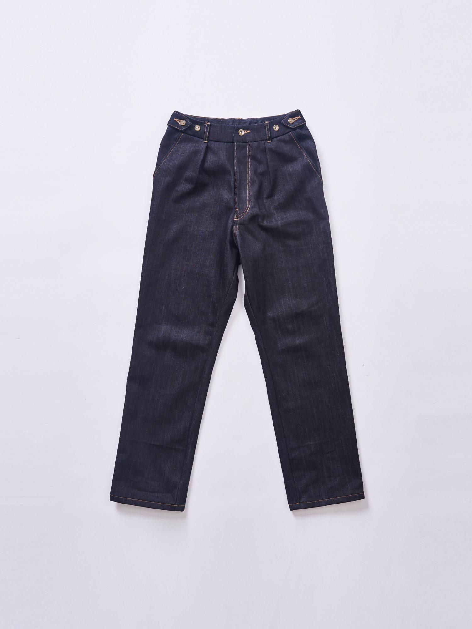hip hang denim pants