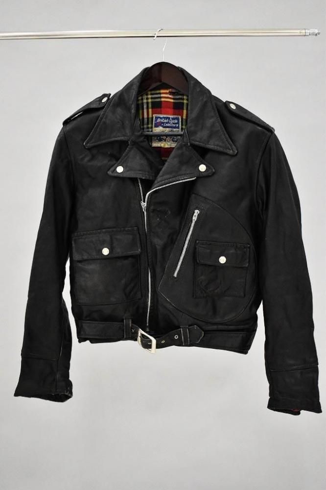 108956 BRITISH CYCLE LEATHERSץ饤㥱å RIDERS JACKETMADE IN CANADA