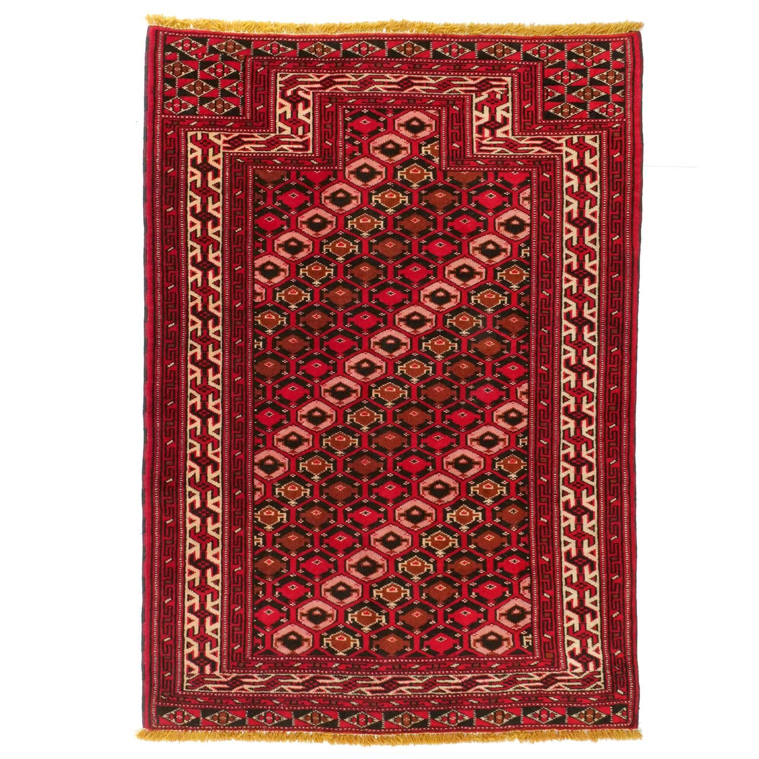 トルクメン絨毯 | 1970年代セミアンティーク - vintagecarpet