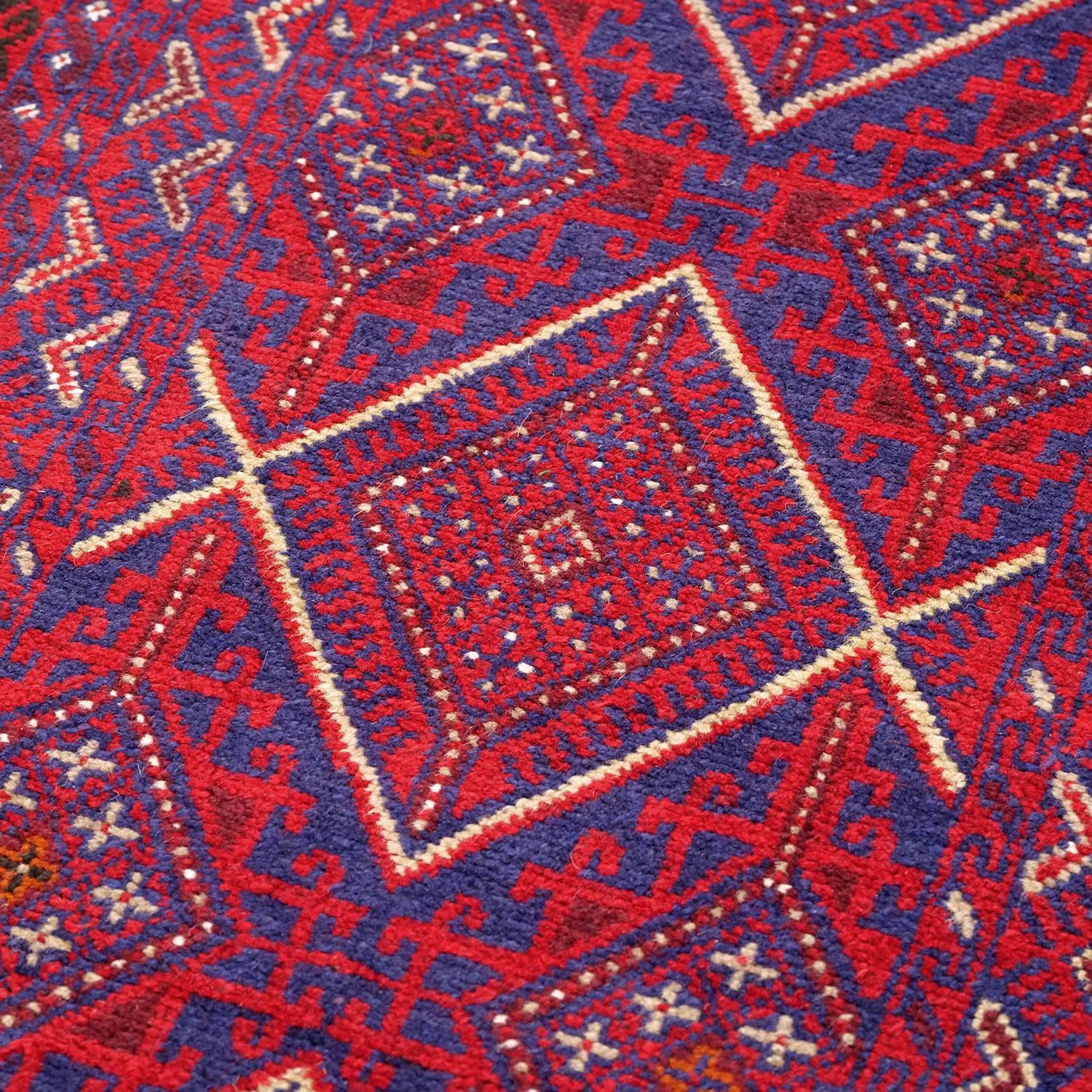 絨毯　ペルシャ　アフガニスタン　ビンテージ　アンティーク アフガニスタン絨毯 | セミアンティーク - vintagecarpet
