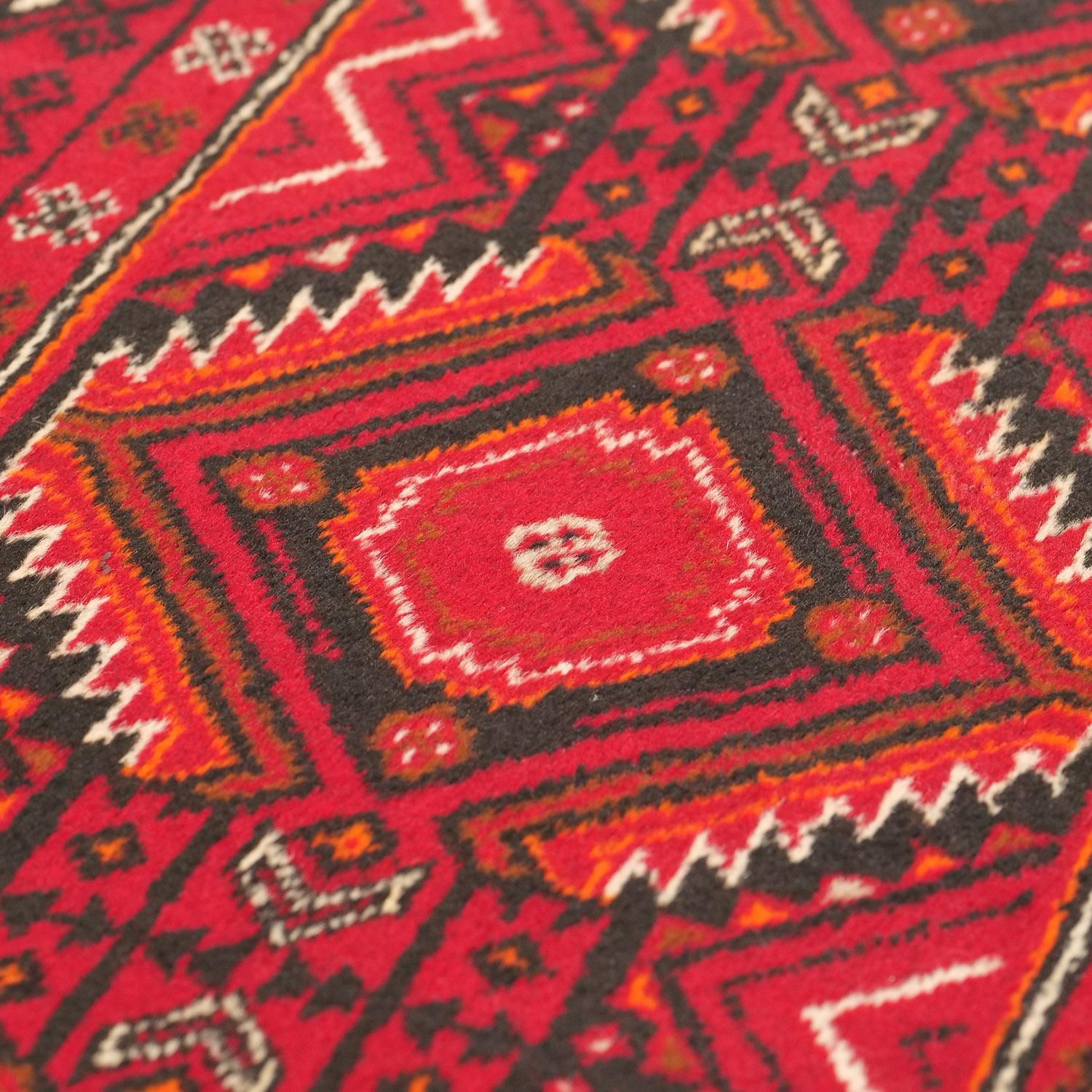 バルーチ　ウールラグ 163x110 バルーチ ウールラグ 163x110 トライバルラグ [バルーチ