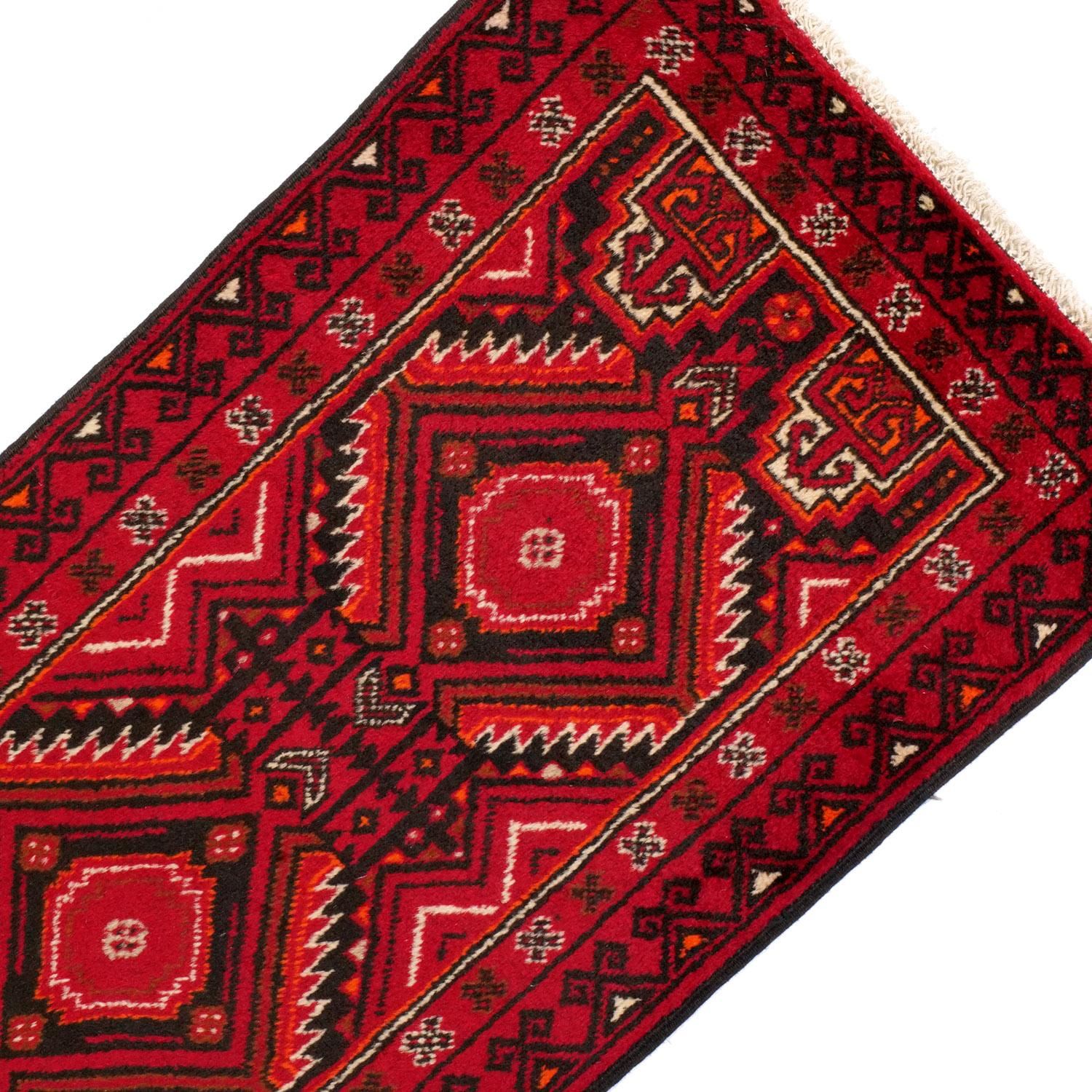 バルーチ　ウールラグ 163x110 バルーチ ウールラグ 163x110 トライバルラグ [バルーチ