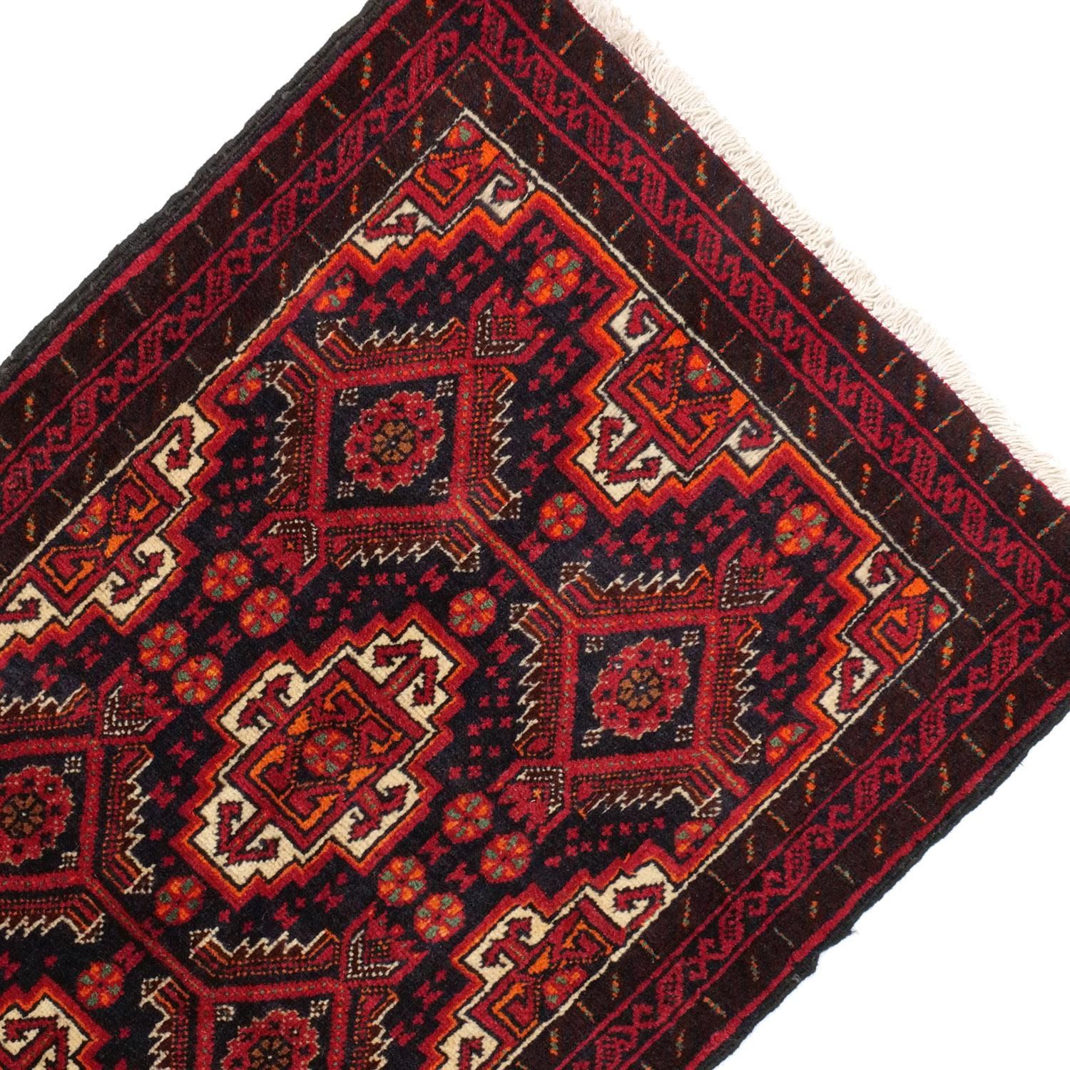 バルーチ　ウールラグ 163x110 トライバルラグ / バルーチ Small