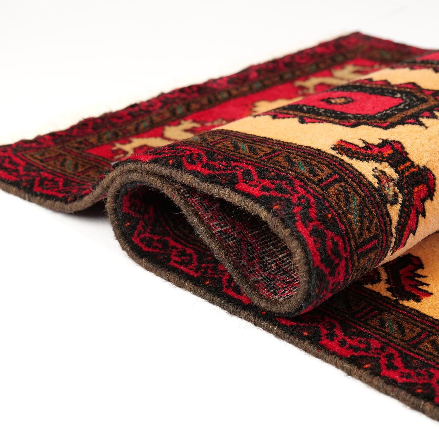 バルーチラグ 1950年代 | 手織りセミアンティーク