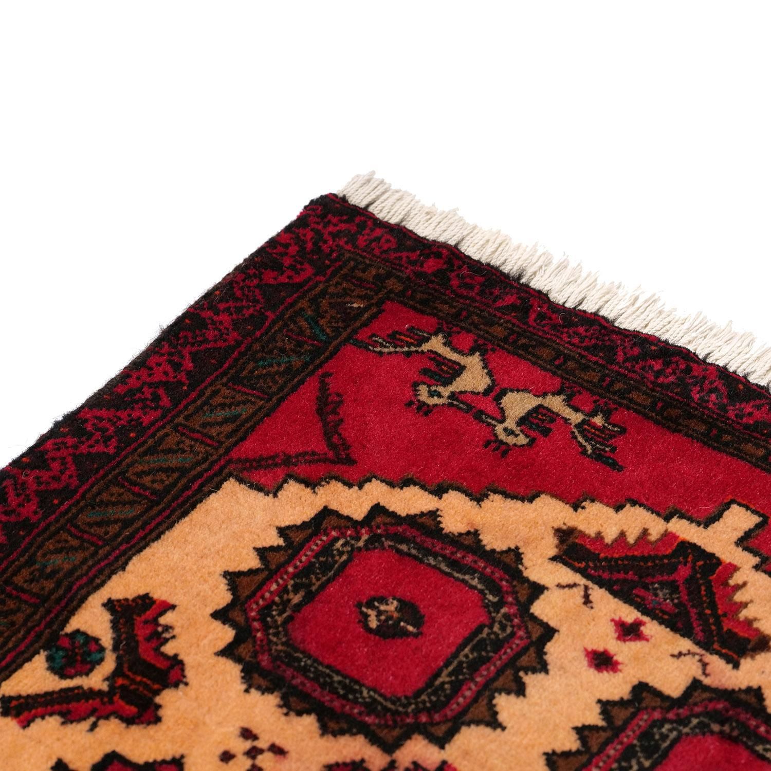 バルーチラグ 1950年代 | 手織りセミアンティーク