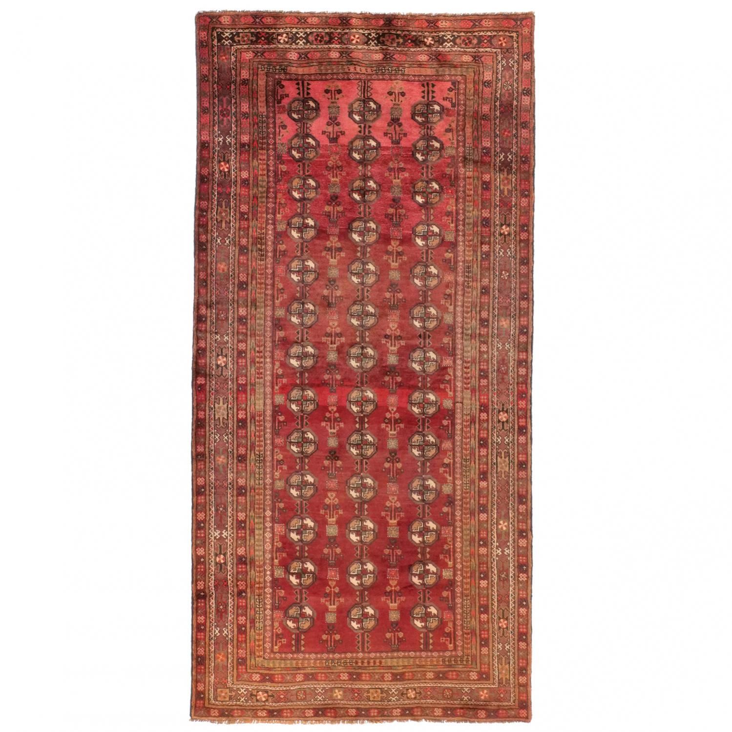 ヴィンテージラグ ヴィンテージラグマット（1.5畳：グレー/ブルー）ミックスカラー