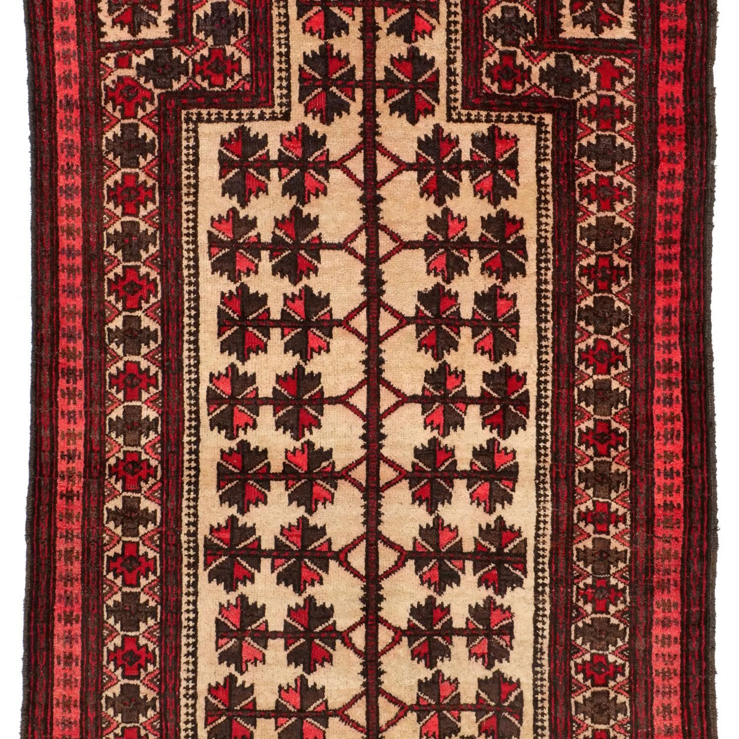 大判　美品　144×244 薔薇　クリーム　クラシカル　トルコヴィンテージラグ 大判 美品 144×244 薔薇 クリーム クラシカル トルコ