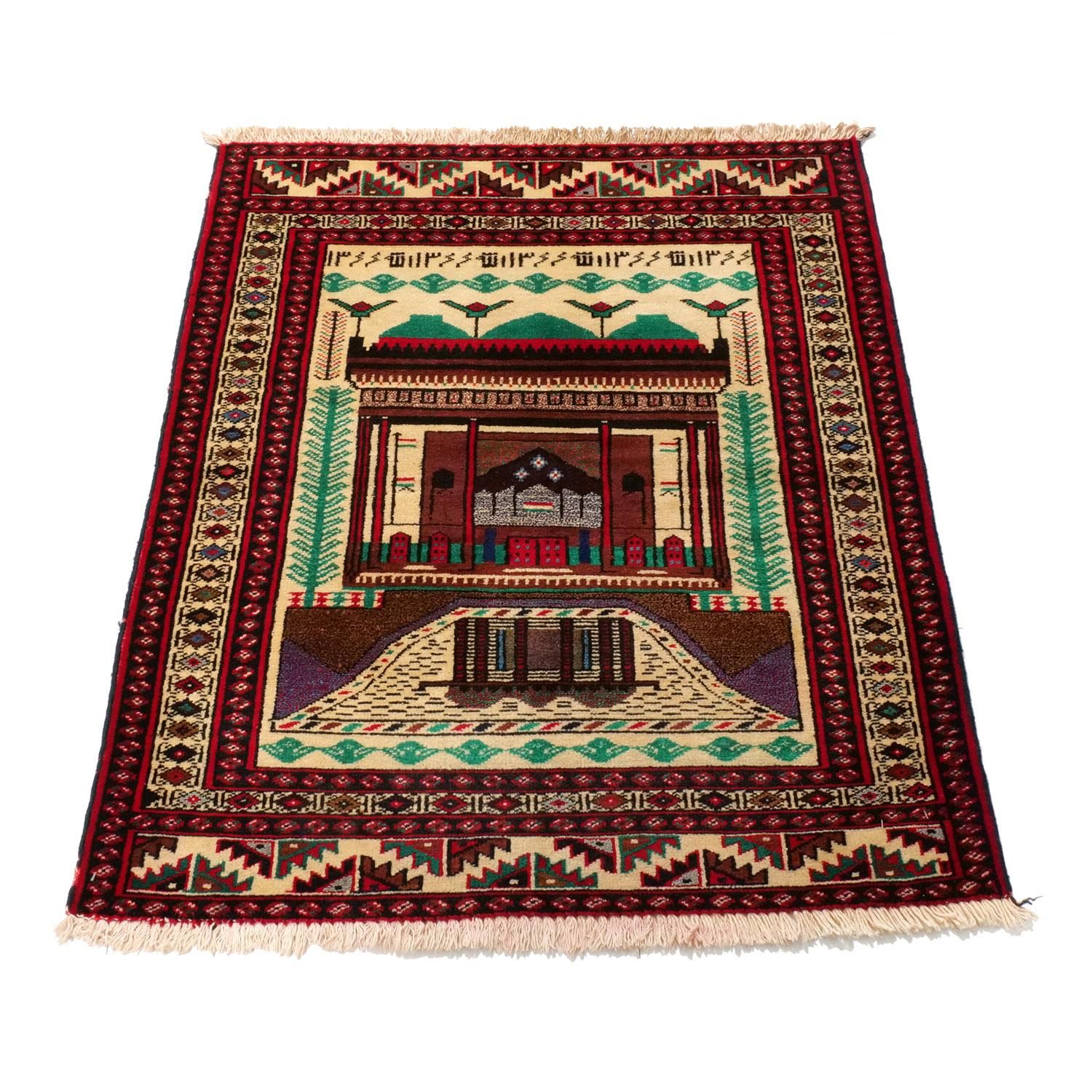 トルクメン 1960年代 | 手織りラグ - vintagecarpet