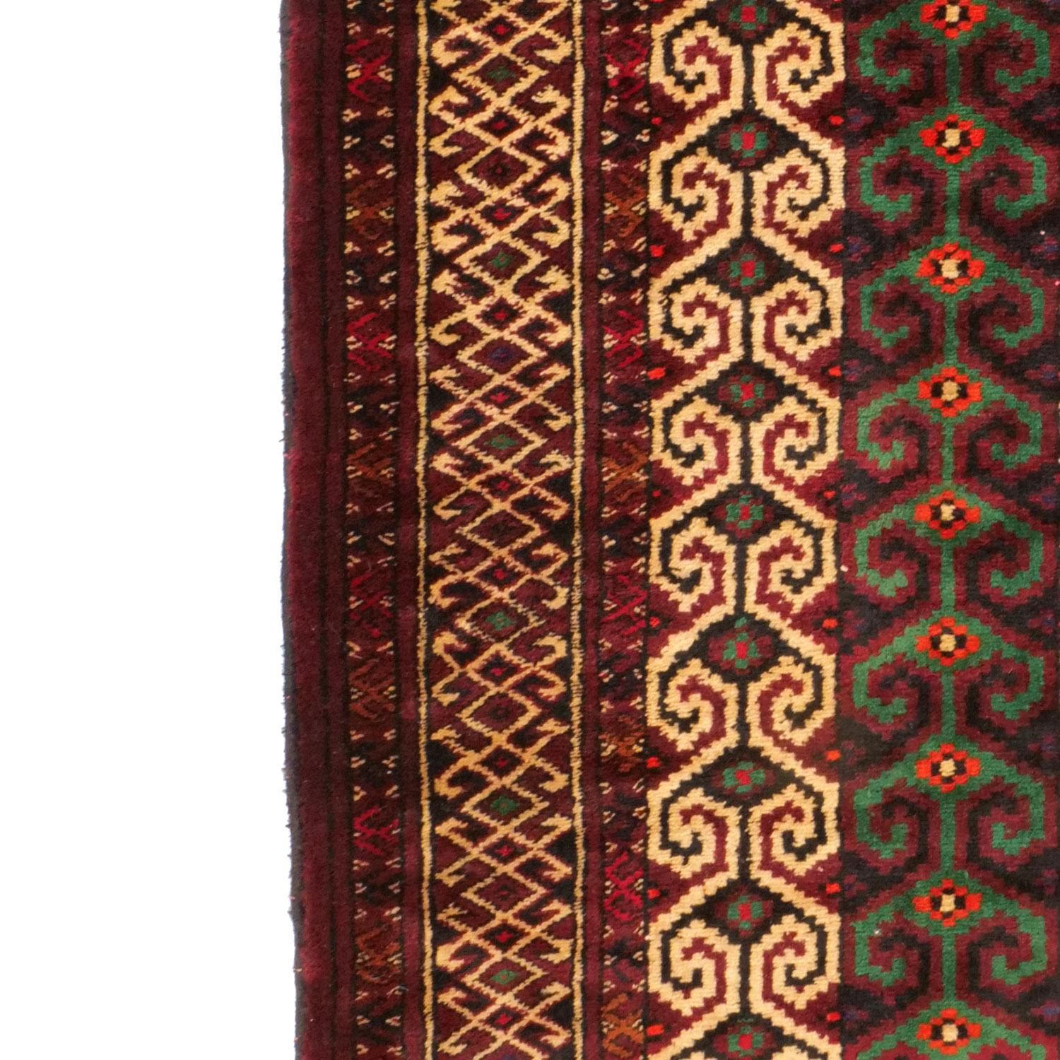 トルクメンラグ 1960年代 | セミアンティーク - vintagecarpet