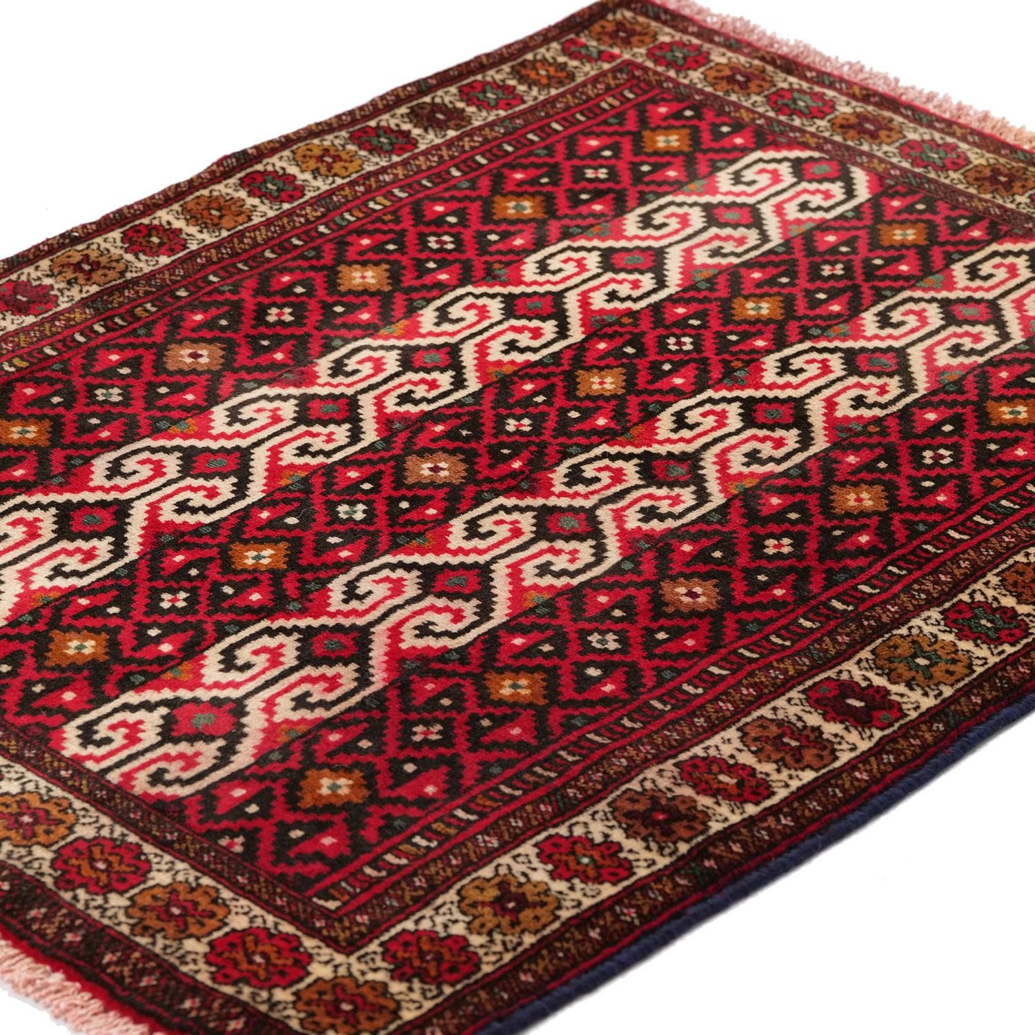 ヴィンテージラグ ペルシャ クム産 縦138×横67 1970年〜1980年 ヴィンテージラグ ペルシャ クム産 縦138×横67 1970年〜1980年