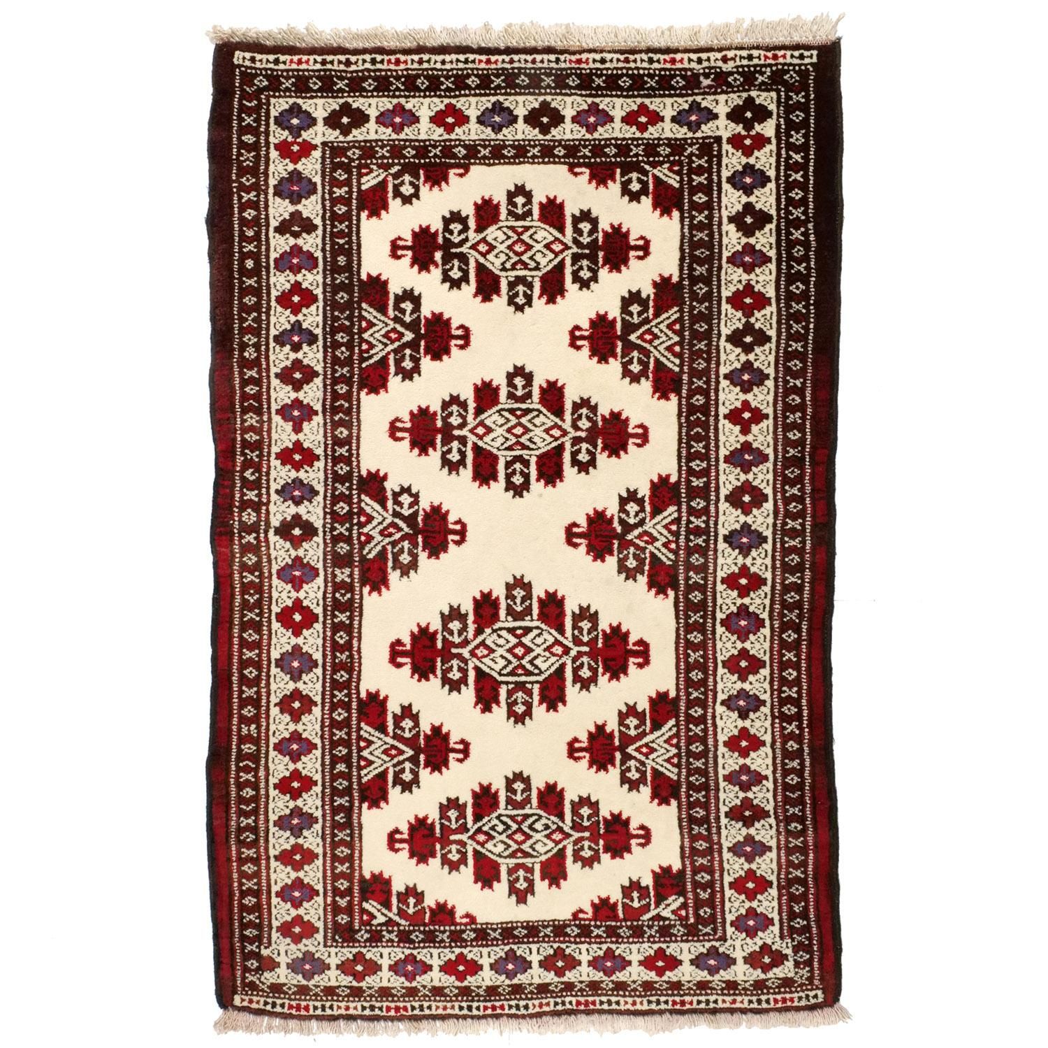 トルクメン ラグ 1960年代 | セミアンティーク - vintagecarpet