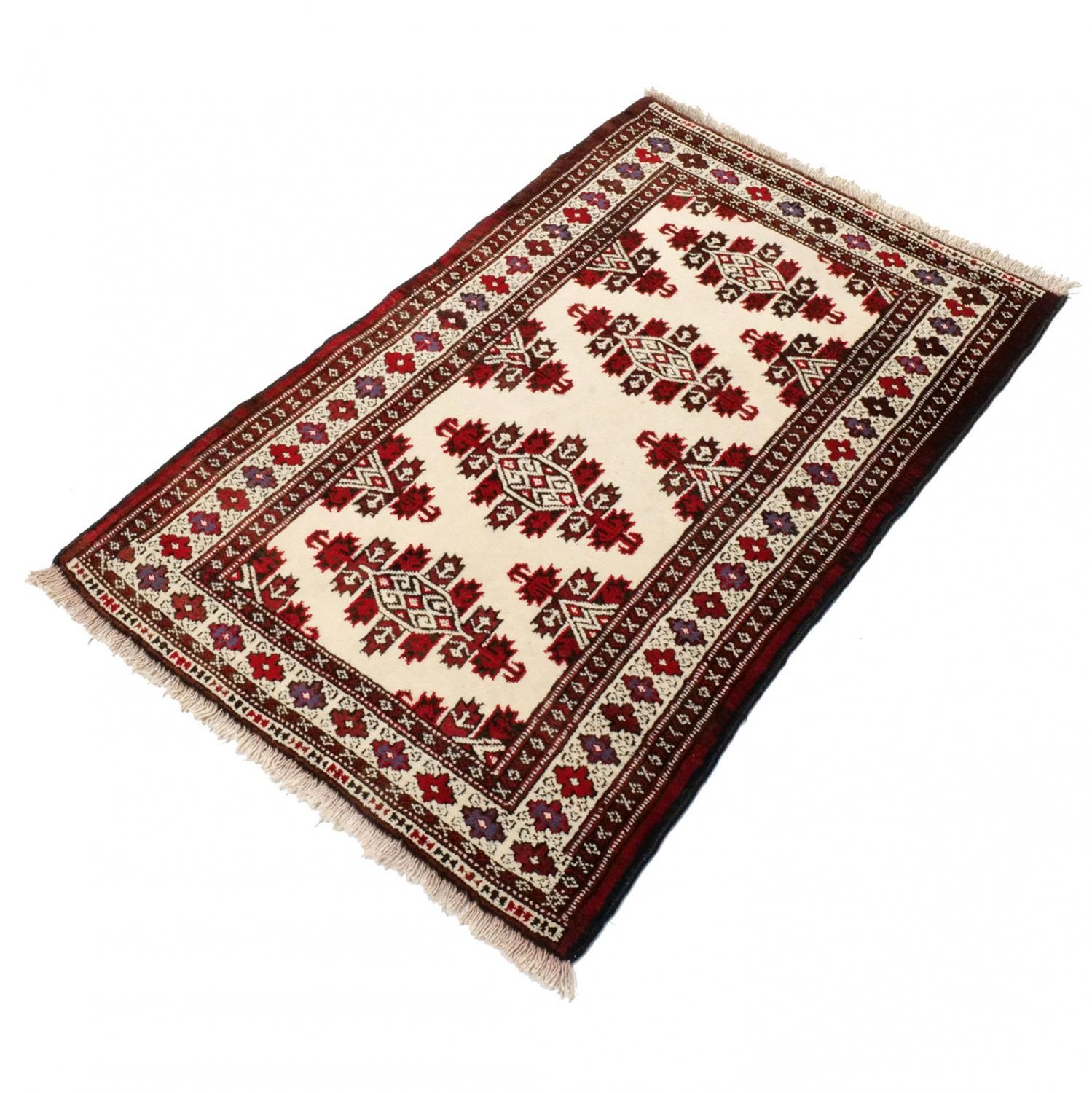 ペルシャ トルクメン ブハラ アンティーク 手作りラグ 302X354 ペルシャ トルクメン ブハラ アンティーク 手作りラグ 302X354