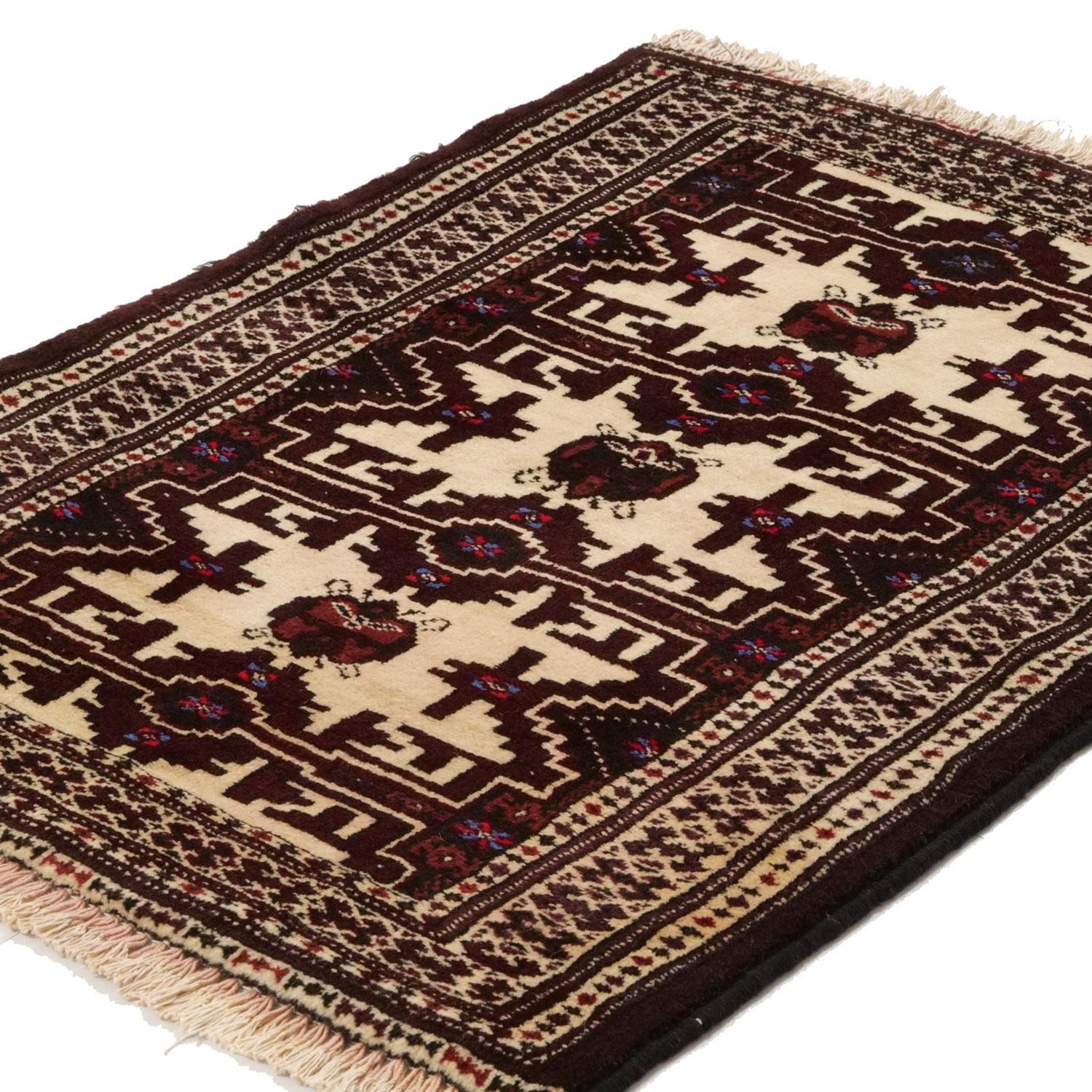 トルクメン ラグ 1960年代 | セミアンティーク - vintagecarpet