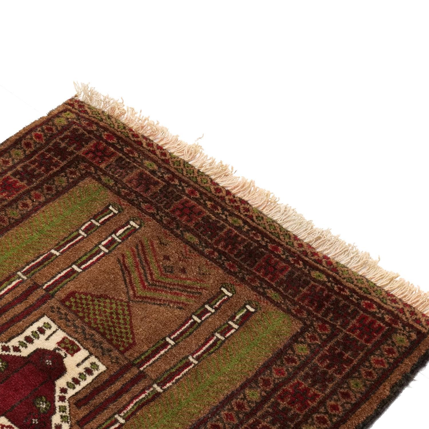 トルクメン ラグ | セミアンティーク - vintagecarpet-アンティーク