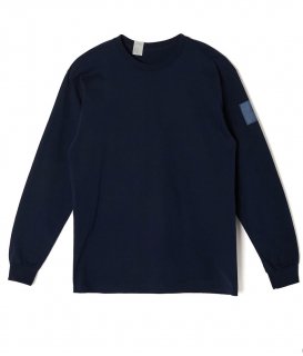 N.HOOLYWOOD LONG SLEAVE T-SHIRT /  Navy