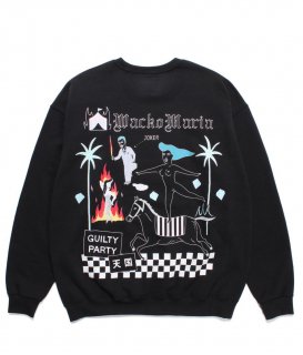 WACKO MARIA / ʿ¥ץ / CREW NECK SWEAT SHIRT ( TYPE-8 ) Black