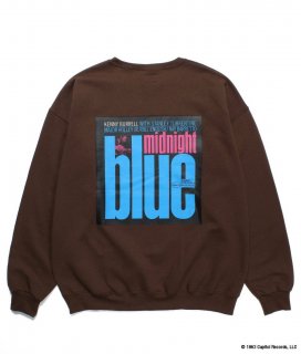 WACKO MARIA BLUE NOTE /  CREW NECK SWEAT SHIRT ( TYPE-4 )