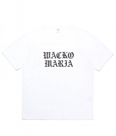 WACKO MARIA WASHED HEAVY WEIGHT T-SHIRT / White