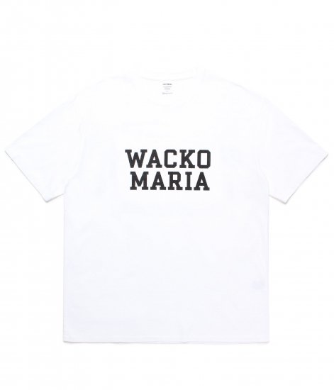 WACKO MARIA WASHED HEAVY WEIGHT T-SHIRT / White