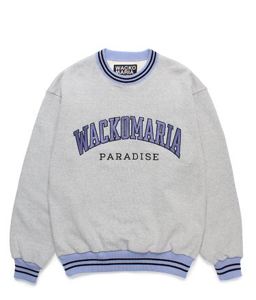 WACKO MARIA HEAVY WEIGHT CREW NECK SWEAT SHIRT ( TYPE-2 ) /Gray 