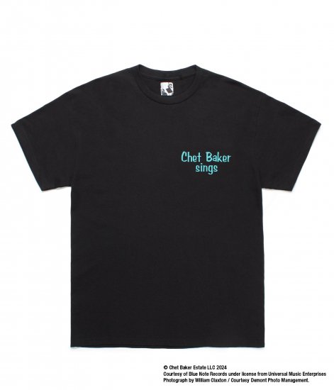 WACKO MARIA 正規代理店 CHET BAKER CREW NECK T-SHIRT ( TYPE-1 )