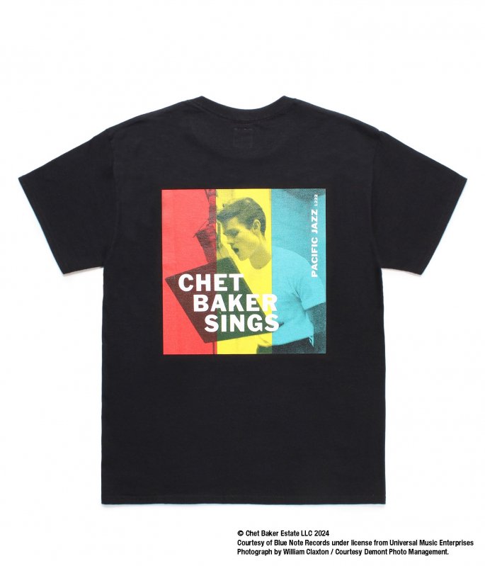 WACKO MARIA 正規代理店　 CHET BAKER CREW NECK T-SHIRT ( TYPE-2 )