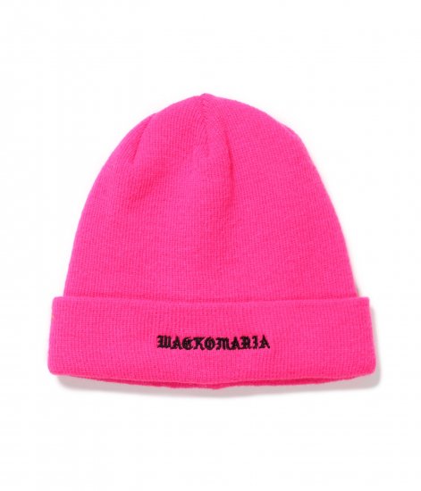 WACKO MARIA  KNIT WATCH CAP ( TYPE-2 ) Pink