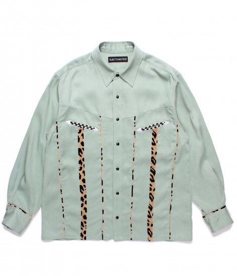 WACKO MARIA WESTERN SHIRT / Mint