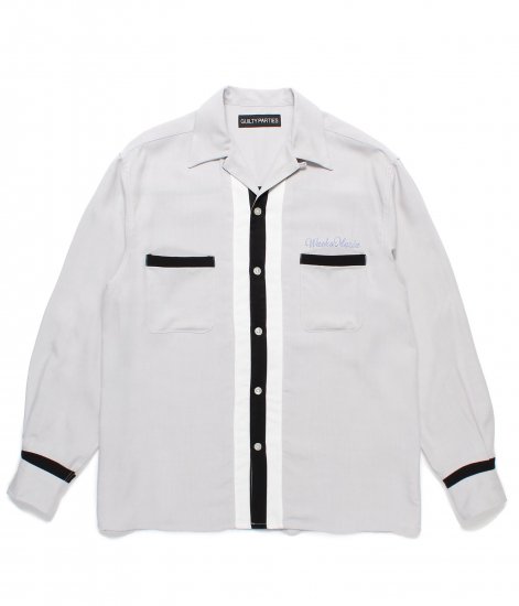 WACKO MARIA SWITCHING 50'S OPEN COLLAR SHIRT (Type-3)/ Gray