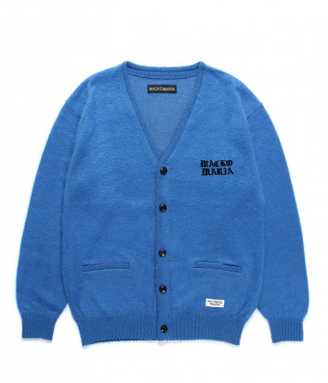 WACKO MARIA MOHAIR KNIT CARDIGAN / Blue