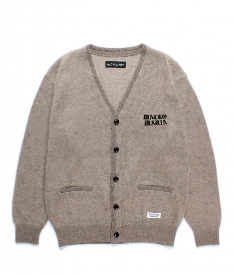 WACKO MARIA MOHAIR KNIT CARDIGAN / Beige