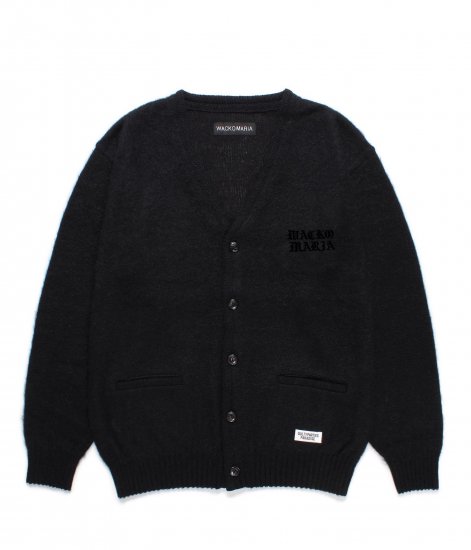 WACKO MARIA MOHAIR KNIT CARDIGAN / Black