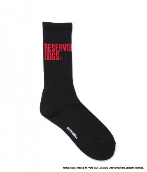 WACKO MARIA / RESERVOIR DOGS / SKATER SOCKS  Black