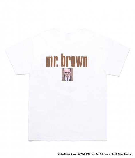 WACKO MARIA / RESERVOIR DOGS /  CREW NECK POCKET T-SHIRT ( TYPE-5 ) White