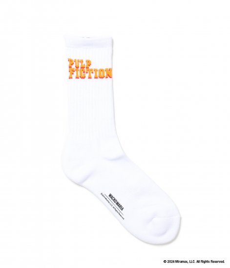 WACKO MARIA / PULP FICTION / SKATER SOCKS White