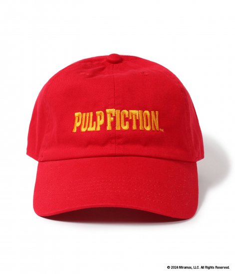 WACKO MARIA / PULP FICTION / 6 PANEL CAP Red