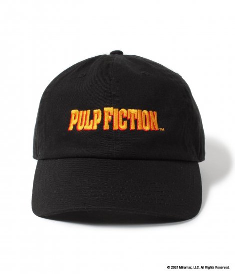 WACKO MARIA / PULP FICTION / 6 PANEL CAP Black