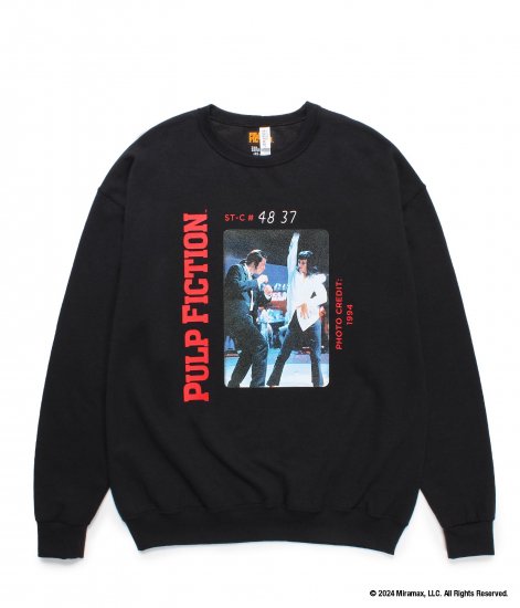 WACKO MARIA / PULP FICTION / CREW NECK SWEAT SHIRT ( Type-3 )