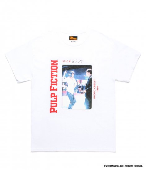 WACKO MARIA PULP FICTION / CREW NECK T-SHIRT ( Type-3 )White