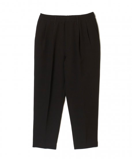 N.HOOLYWOOD WIDE TAPERED EASY SLACKS / Black