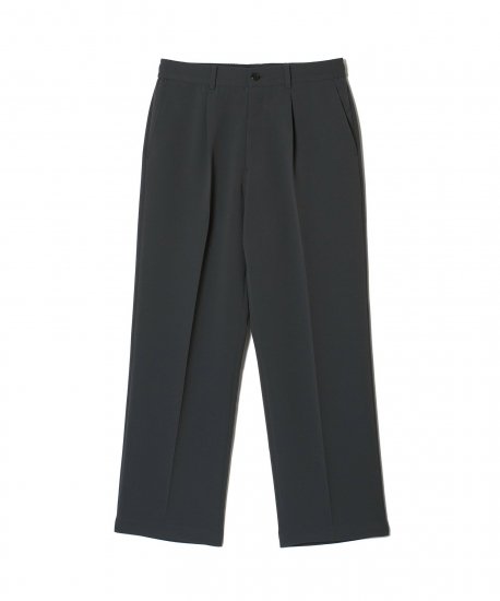 N.HOOLYWOOD WIDE TAPERED EASY SLACKS / Charcoal