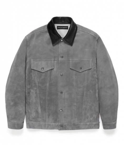 WACKO MARIA SUEDE TRUCKER JACKET