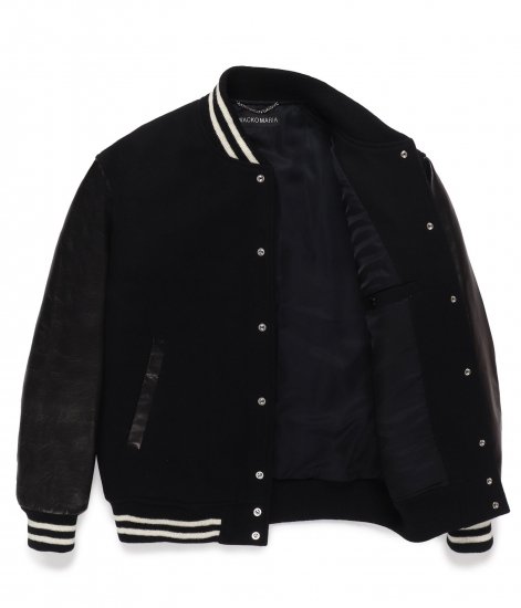 WACKO MARIA 正規代理店 通販 LEATHER VARSITY JACKET