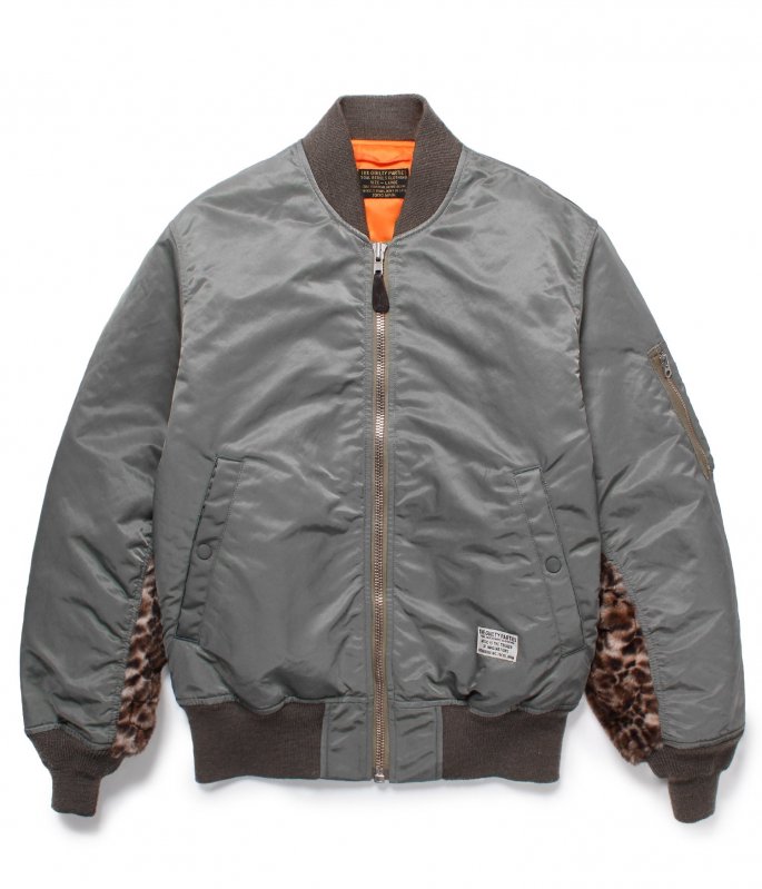 WACKO MARIA 正規代理店 通販 LEOPARD FAUX FUR MA-1 FLIGHT JACKET