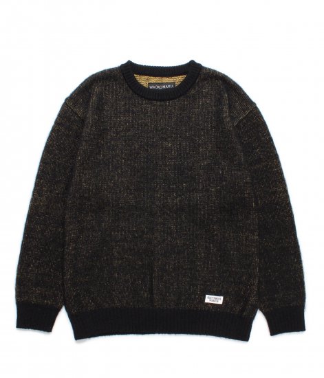 WACKO MARIA GLITTER MOHAIR KNIT SWEATER