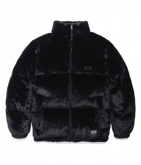 WACKO MARIA FUR DOWN JACKET / Black