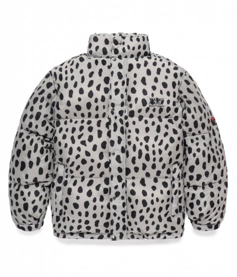 WACKO MARIA NANGA / LEOPARD DOWN JACKET / Gray