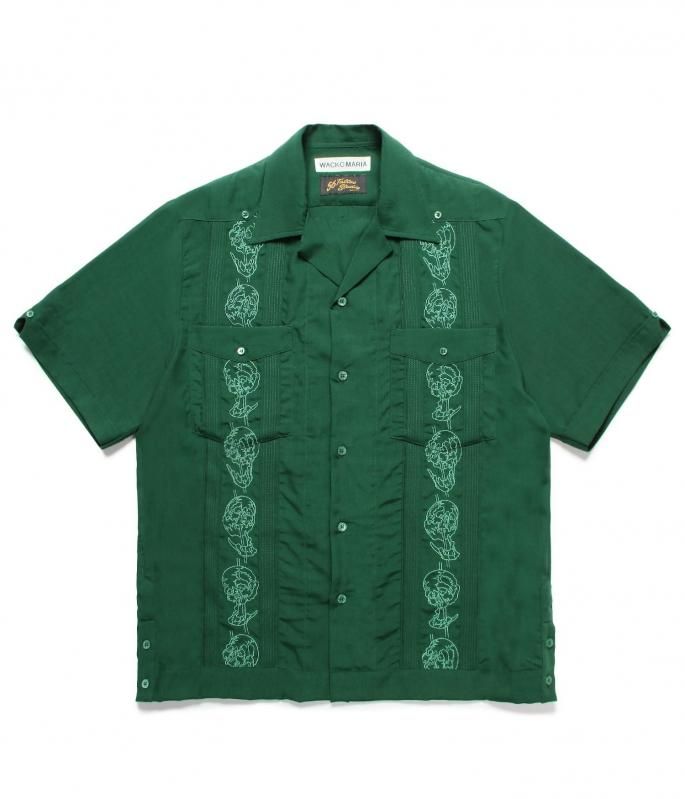WACKO MARIA × 56 TATTOO STUDIO ドクロ柄半袖シャツ WACKO MARIA (ワコマリア) 56 TATTOO STUDIO / S/S HAWAIIAN