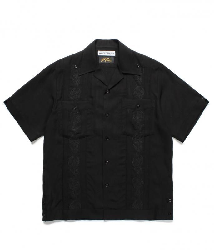 トップス WACKO MARIA 56 TATTOO STUDIO CUBA SHIRT WACKO MARIA 正規代理店 通販 56 TATTOO STUDIO CUBA SHIRT