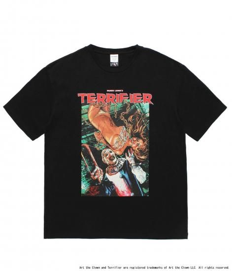 WACKO MARIA TERRIFIER / WASHED HEAVY WEIGHT CREW NECK T-SHIRT ( TYPE-1 )
